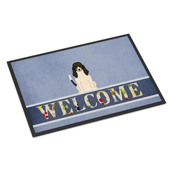 Carolines Treasures 18 x 27 in. Swiss Hound Welcome Indoor or Outdoor Mat BB5625MAT - main